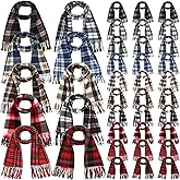 Chicingyou 30/50/70 Pcs Winter Fleece Scarves Bulk for Homeless Care Operation Christmas Women Men Gift Warm Neck Scarf