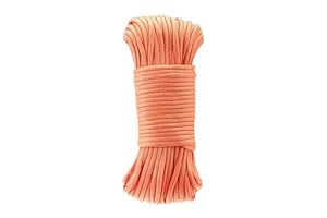 �鶹�� Basics 550 Type III Paracord, 7-Strand Core, High Strength - 5/32 Inch x 100 Foot (4mm x 30m), Orange