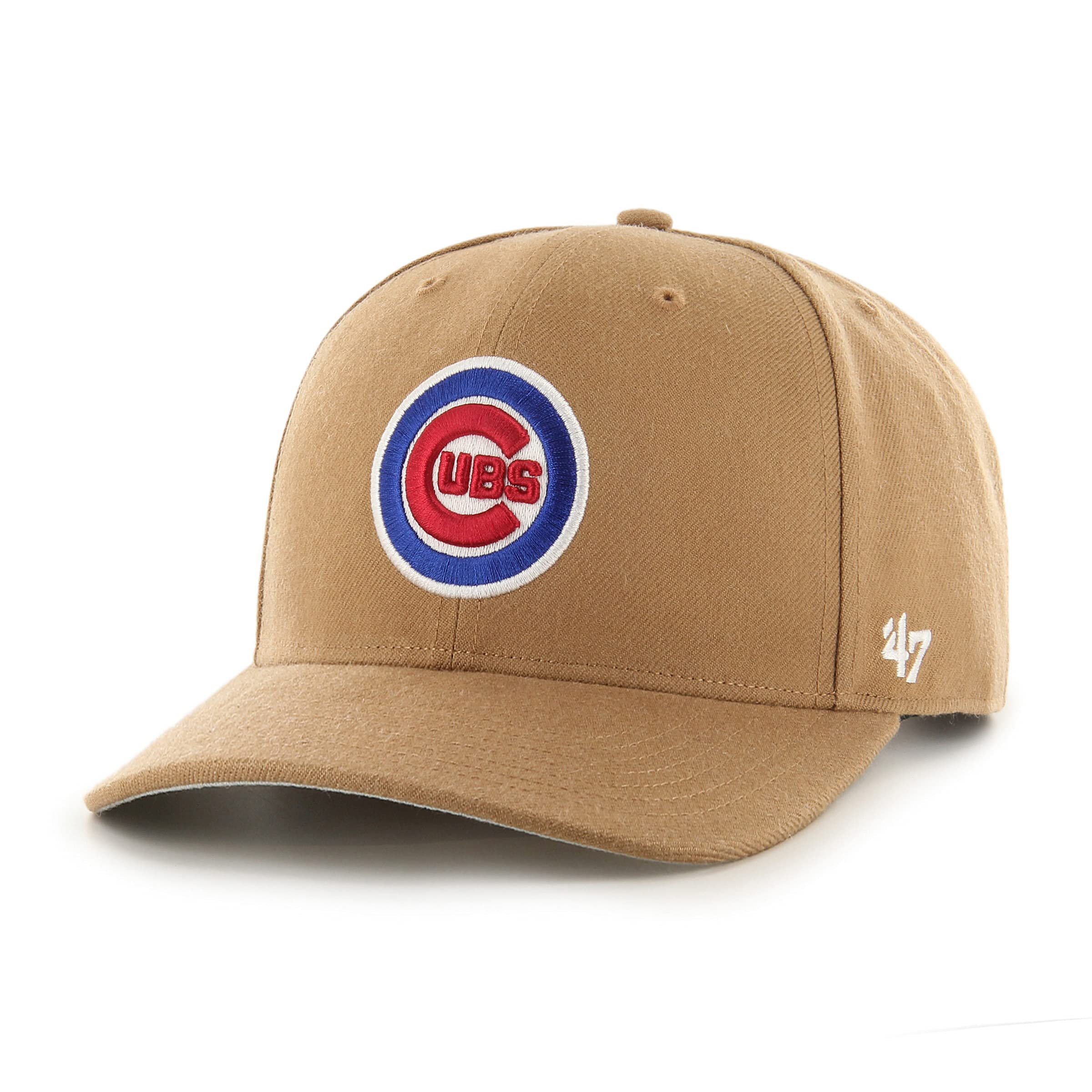 47 Chicago Cubs MLB MVP DP Unisex Baseball Cap, Adjustable, Team Badge, Camel