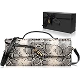 ADRTYUB Women's Crossbody Handbags,Fashion Snakeskin Pattern Clutch Handbag, Evening Bag Shoulder Bag