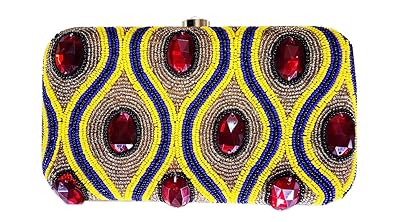 Maroon Stone on Yellow Velvet 1 (With Freebie)