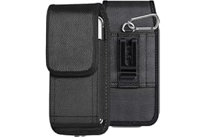 Phone Holster for iPhone 12, 11, Pro, Max, SE2 7 X, Samsung Galaxy S20 FE S10 S9 A51 A01 A20, Google Pixel 4A, Moto/LG, Nylon