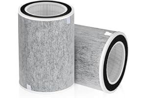 MEI SHUO PIN Compatible Shark hp202 Replacement Filter, HP200 HP201,2Pack,Shark Air Purifier Filter Replacement HC502 HC502 Air Purifier MAX HP232 HP302，Part # HE2FKBAS，HE2FKBASMB,HE2FKPRO，HE2FKPET