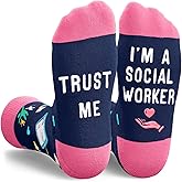 HAPPYPOP Funny Gifts for Women Men - Mechanic Photography Bus Driver Engineer Plumber Sock