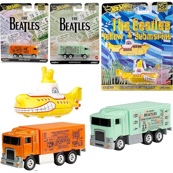Amazon.com: Hot Wheels 2017 Pop Culture Series: The Beatles - Ford