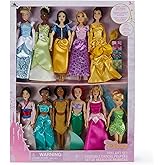 Disney Store Official Classic Doll Collection Gift Set - Disney Princess Toys Set with Dolls & Accessories - Comes in Display Box - Includes 11 Fashion Dolls & Accessories