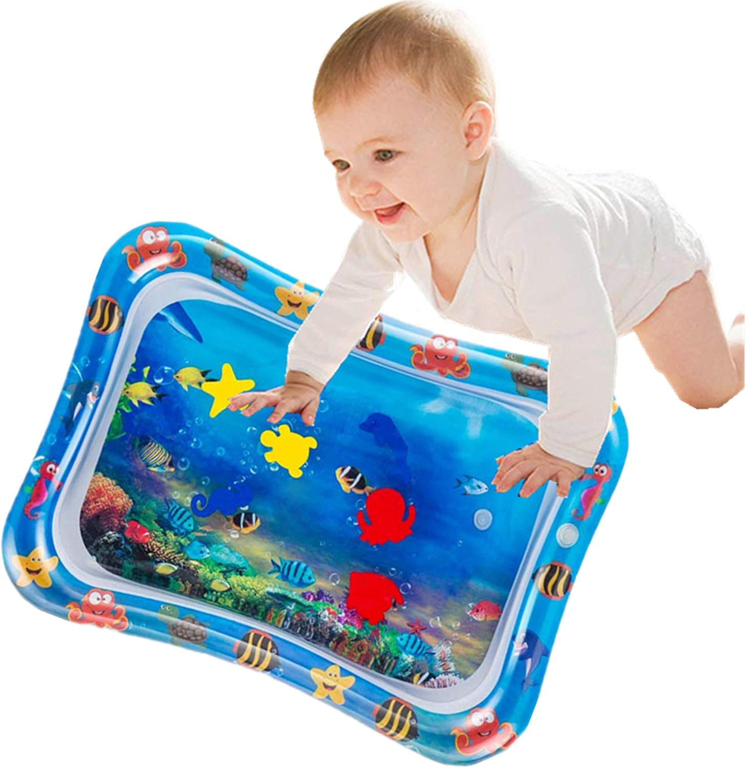 BAIVYLE Inflatable Water Play MatTummy Time Baby Water Mat Infant Toys for 3 4 5 6