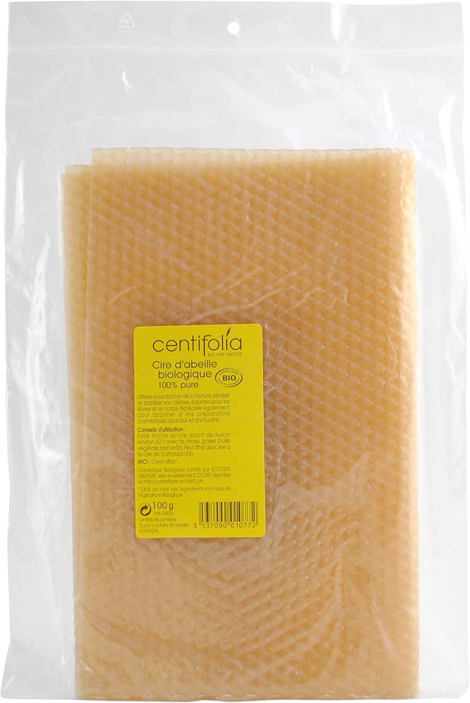 Centifolia Ingredients Pour Cosmetique Maison 100 Naturel Cire D Abeille Lot De 2 Amazon Fr Beaute Et Parfum