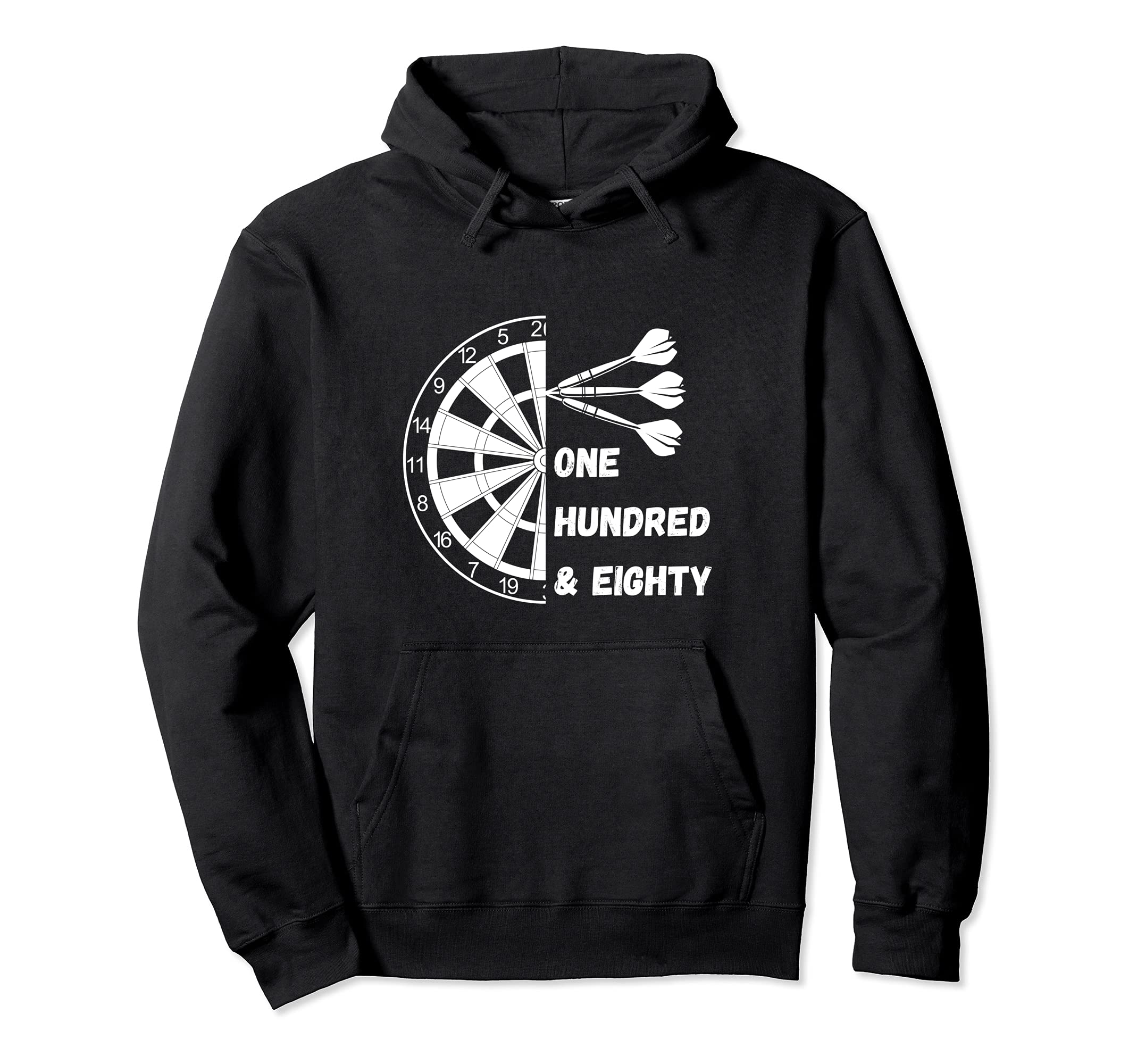 One Hundred Eighty Dart Darts Triple 20 Dartboard Darten 180 Pullover Hoodie