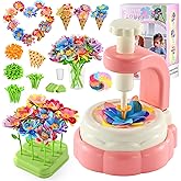 BlueSwan Craft Kits Toys for Kids, DIY Fabric Flower Bouquets, Floral Making Activity, Arts Birthday Gifts for Girls, Perfect Kids Stocking Stuffers, Educational Toys for 3 4 5 6 7 8 Year Girls
