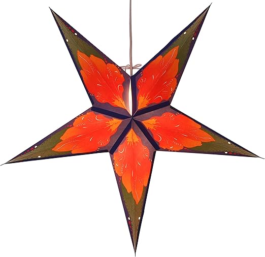 Stella Di Natale Luce.Guru Shop Pieghevole Avvento Della Carta Della Luce Della Stella Stella Di Natale Floria Blu Colore Blu 60x60x15 Cm Stella Di Carta 5 Pips Amazon It Illuminazione