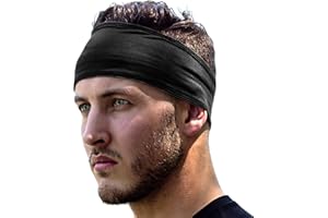 E Tronic Edge Running Headbands for Men, Women, Boys and Girls, Sports Sweatbands for Basketball, Yoga, Exercise, Workout, Quick Drying and Non-Slip Workout Stretchy Hairband