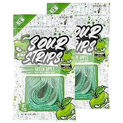 SOUR STRIPS Apple Flavored Sour Candy