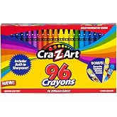 Cra-Z-Art 96ct Crayons in Flip-Top Box with Sharpener