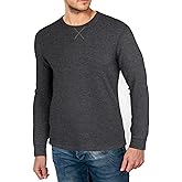 Brix Mens' Waffle Shirts Long - Sleeve Regular - Fit Thermal Shirts.