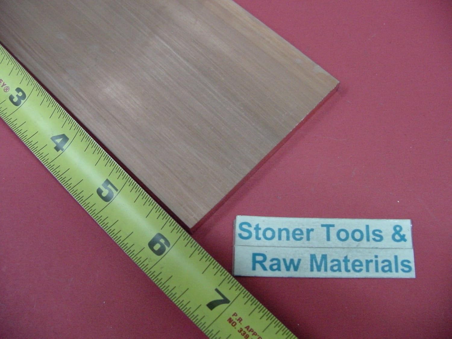 1/4x 3 C110 COPPER BAR 12 long Solid Flat Bar Extruded Mill Bar Stock