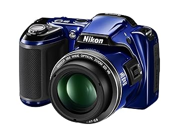 Nikon Coolpix L810 Digitalkamera (16 Megapixel, 26-Fach Opt. Zoom, 7,5 cm (3 Zoll) Display, bildstabilisiert) blau