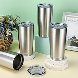 Sieral 36 Packs Stainless Steel Tumbler Bulk with