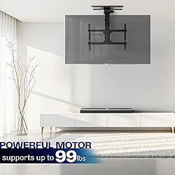 VIVO Electric Flip Down Ceiling TV Mount for 37 to