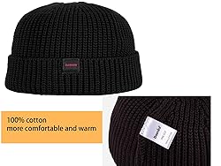 DASMINI Fisherman Beanie Hats for Men Women, Large