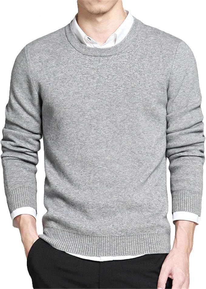lacencn elegante para hombre Pullover Suéteres estilo Simple algodón o