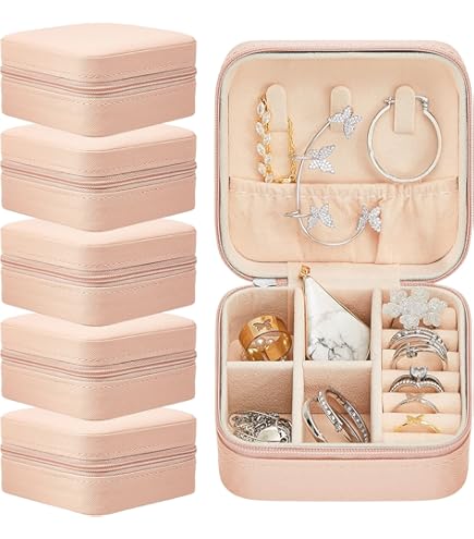 3 Pack Small Organizer Boxes With Lids - Translucent Storage Cases With Phone Holder