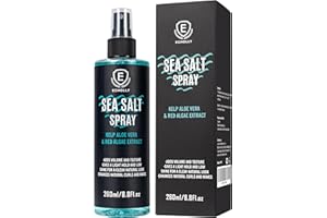 ECHOLLY Sea Salt Spray for Men & Women-Volumizing & Textuirzing With Kelp,Aloe Vera & Red Algae Extract-Matte Finish Lightweight for Natural Beach Waves,8.8Oz/260ML