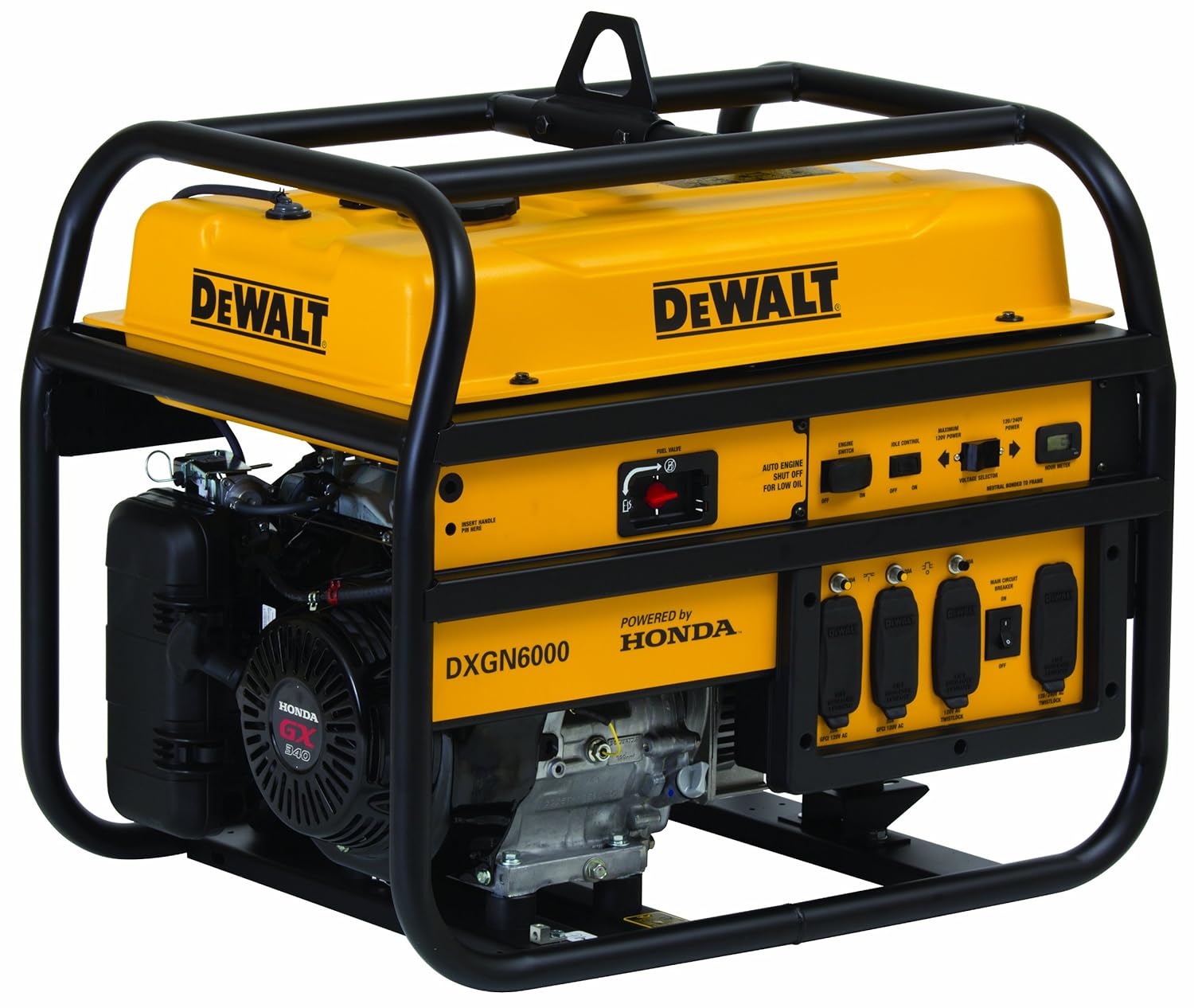 DeWalt PD532MHI005, 5300 Running Watts/6000 Starting Watts, Gas Powered Portable Generator