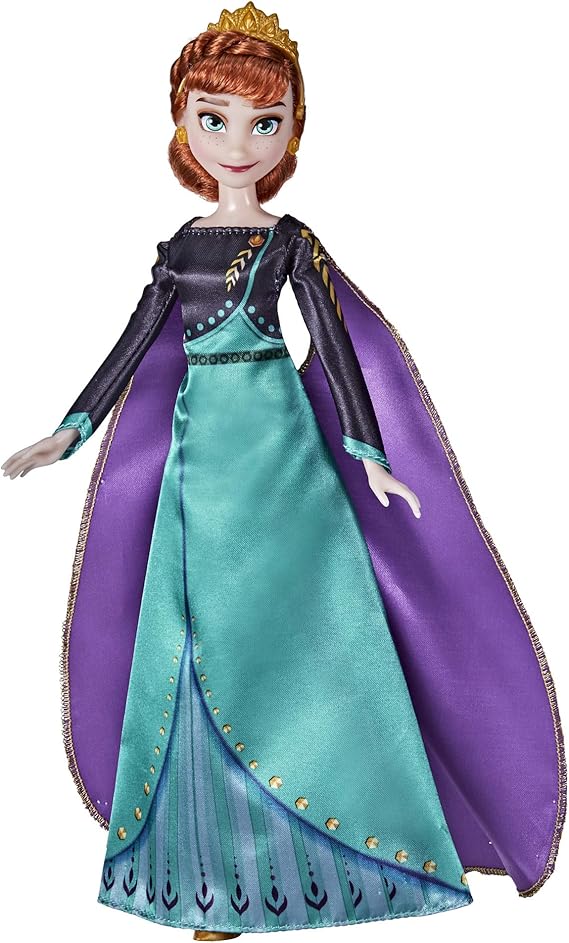 Disney Frozen 2 Queen Anna Fashion Doll, Dress, Shoes, and