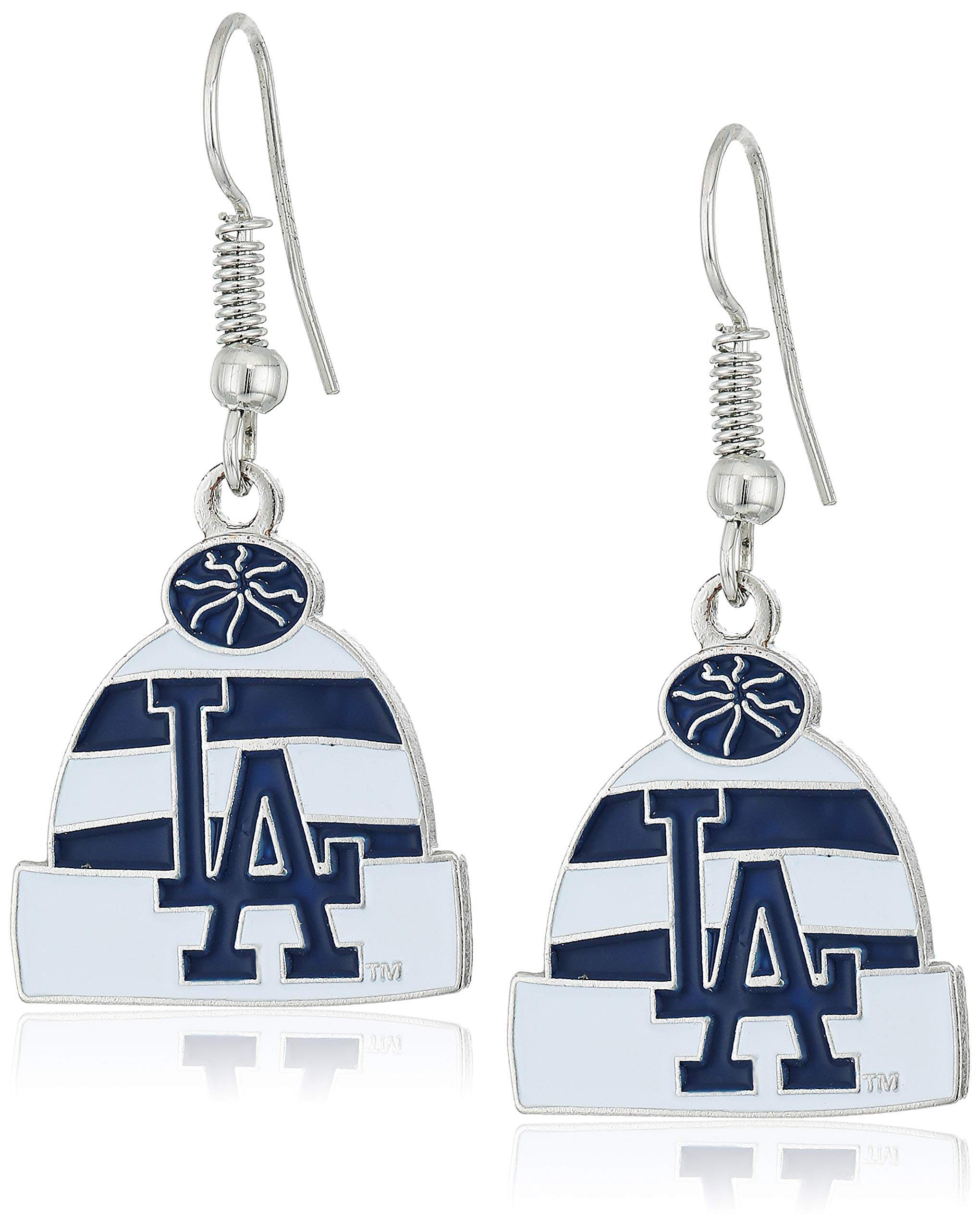 Photo 1 of MLB Los Angeles Dodgers Knit Hat Dangler Earrings