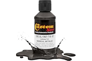 CUSTOM SHOP Custom Coat 3 Ounce (Charcoal Metallic Color) Urethane Tint Concentrate for Tinting Truck Bed Liner Coatings - Proportioned for Use in Most Tintable Bedliner and Epoxy Resins