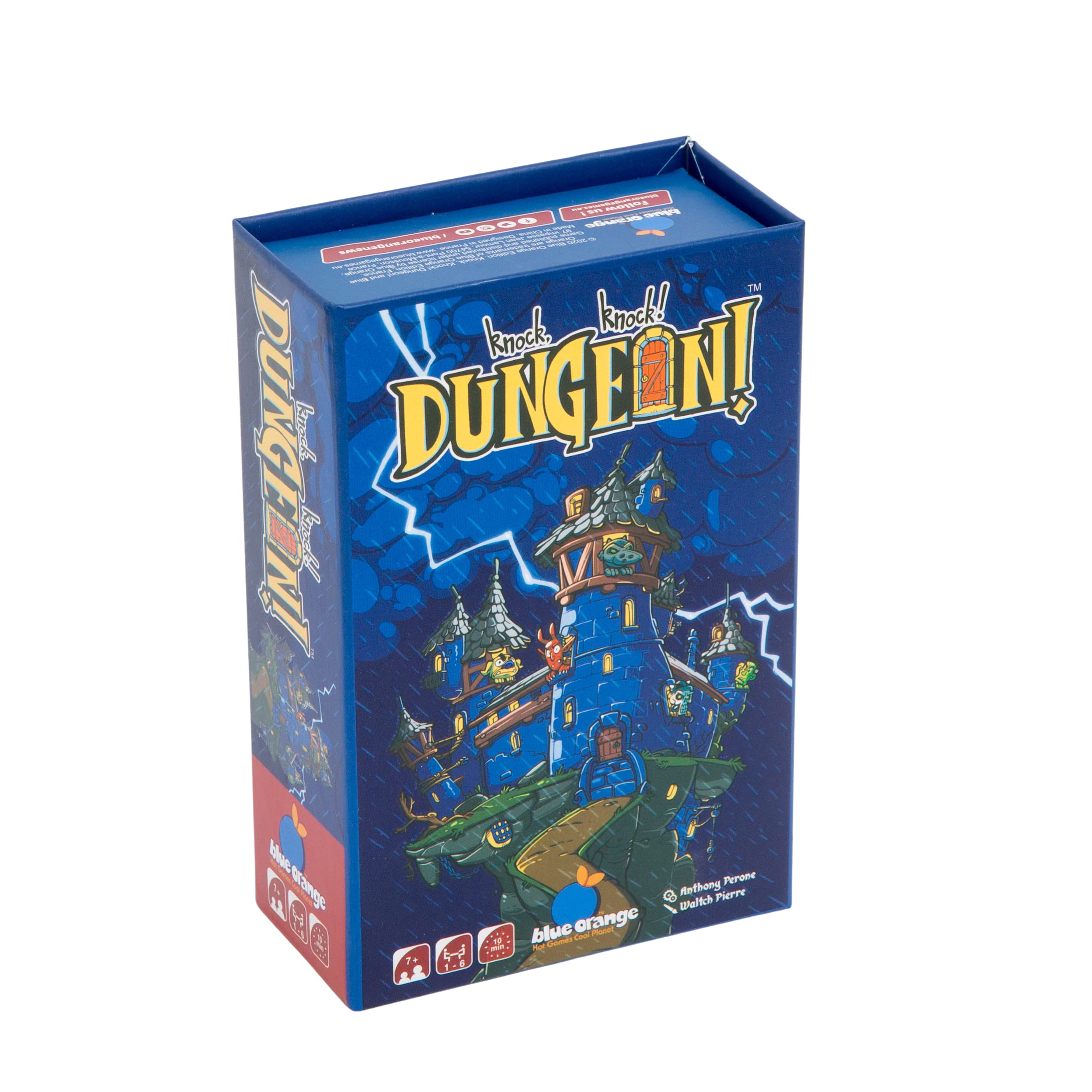 Blue Orange | Knock! Knock! Dungeon! | Family Game | Card Game | 1-6 Players | From 7+ Years | 10+ Minutes | German | Multilingual