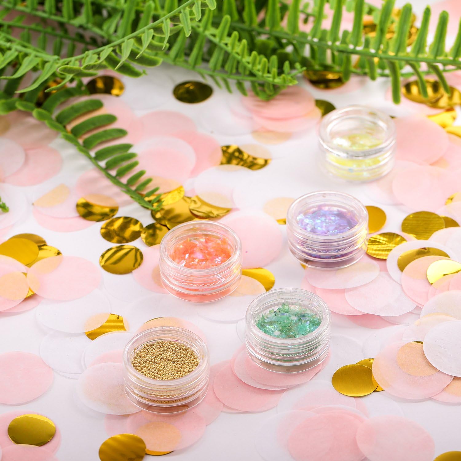 Whaline Round Tissue Confetti 6000 Pcs Paper Table Wedding Confetti Dots for Wedding Birthday Party - Image 5
