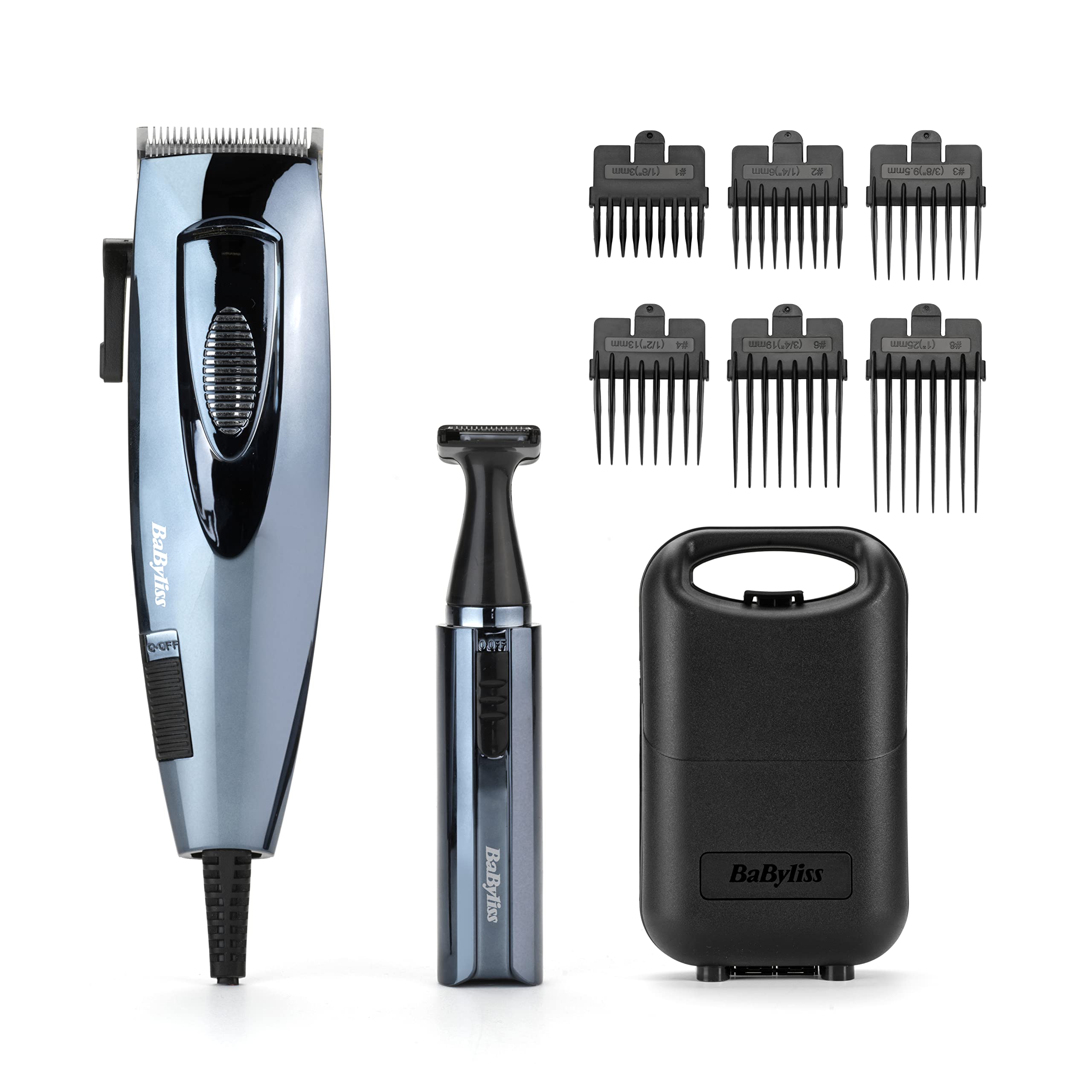 BaByliss Powerblade Pro Hair Clipper, Precision Titanium Blades, Lasting Precision, Trimmer for Edging and Shaping