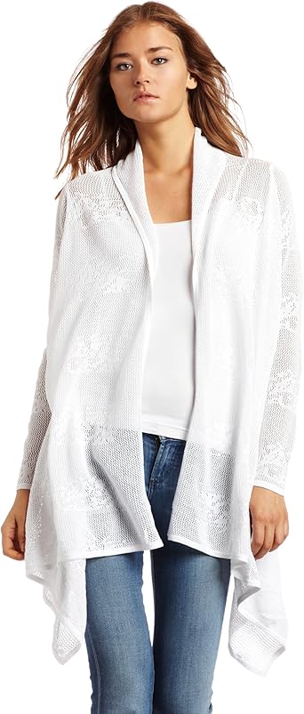 White flyaway cardigan Clearance