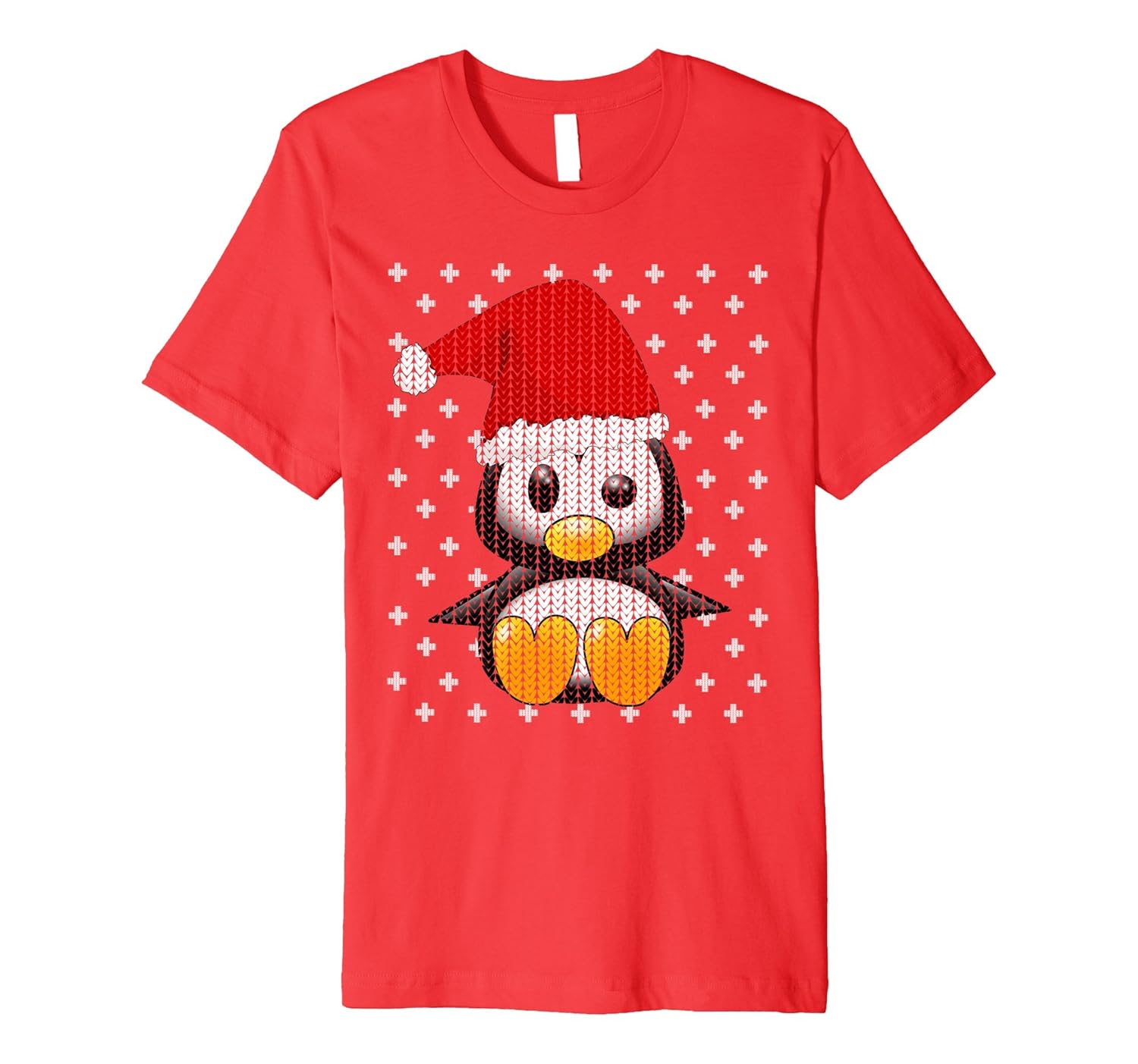 PREMIUM UGLY CHRISTMAS SWEATER T-SHIRT Santa X-Mas Penguin-ANZ