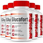 Glucofort Capsules, Official SugarBalance Supplement Pills - Maximum Strength, All Natural Ingredients Health &amp; Wellness Support, Advanced Formula Sugar Balance Support Pills Reviews (5 Pack)