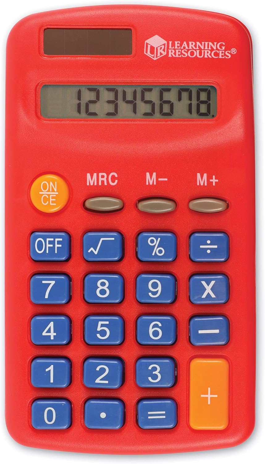 Learning Resources Rainbow Calculators, Orange,Blue,Green,Red,Purple, Small - Image 3