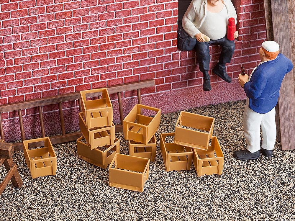 Pola 333208-10 Empty Boxes for Model Railway Model Making