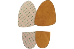 SOLES2DANCE Stick-on Suede Soles with Industrial-Strength Adhesive Backing. Resole Old Dance Shoes or Turn Sneakers into Perfect Dance Shoes. [Suede-M, Suede-XL]