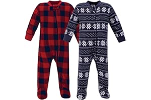 Hudson Baby Unisex Baby Fleece Sleep and Play