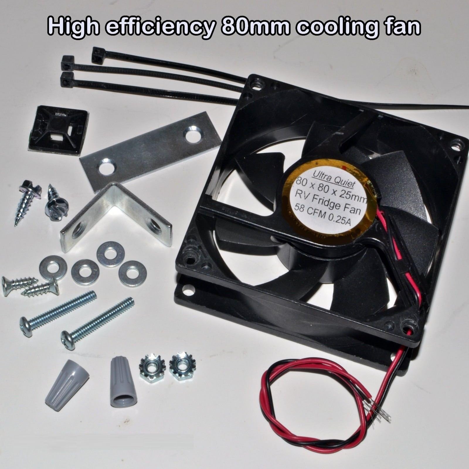 Dometic Refrigerator Cooling Fan RV Ventilator Replacement/Add On + Instructions