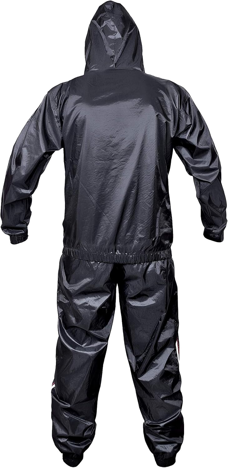 DEFY Heavy Duty Sweat Suit Sauna Exercise Gym Suit Fitness, Weight Loss, Anti-Rip, with Hood : Sports & Outdoors