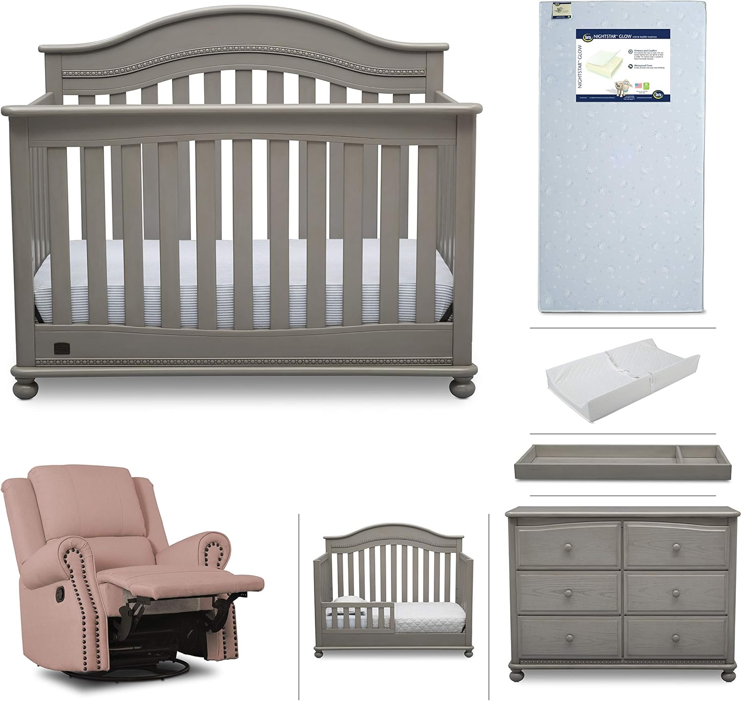 gliding crib mattress