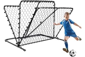 LETUSTO Advanced Soccer Rebounder Bounce Back Net with 16 Angle Adjustments - Durable and Versatile Sports Netting Board for Training and Matches
