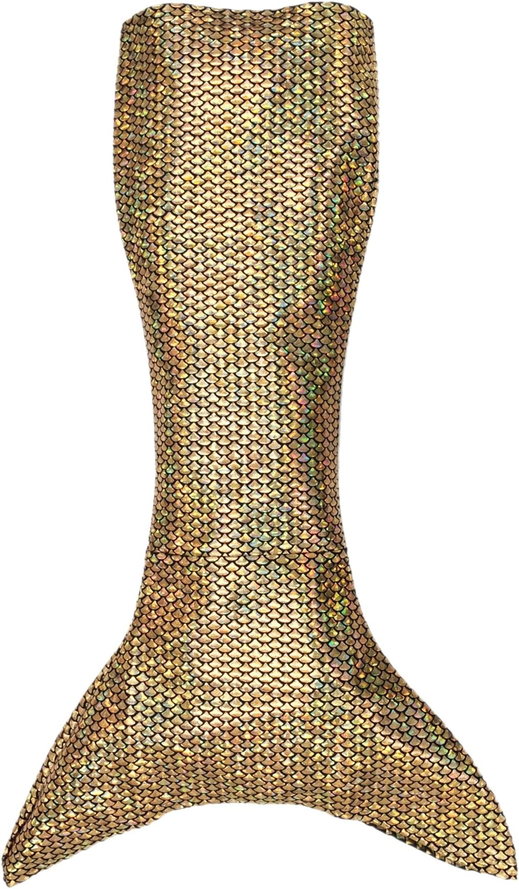 Hampton Mermaid Company Girl's Metallic Sparkle Stretch Swim Mermaid Tail Skirt