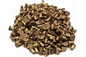 WICKS AIRCRAFT 1/8" Countersunk Solid Rivets, 1/4" Long, 1/8 Lb. Pack of 280. Soft Aluminum, 100 Deg. Countersink