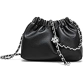 Joryin Trendy Dumpling Women's Crossbody Bag - Evening Clutch Vegan & Genuine Leather Hobo Cloud Purse