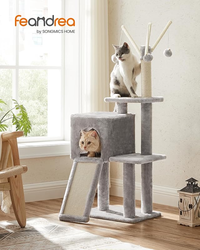 Árbol de Gatos, Torre de Juegos, Gatito, Gris Paloma PCT143W01