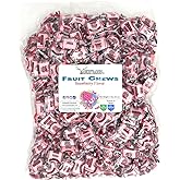 Strawberry Flavored Fruit Chews, 2 Pounds Bulk